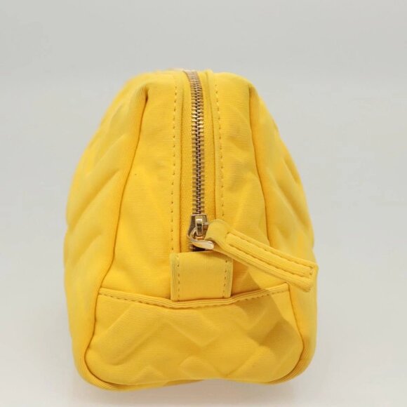 FENDI Pouch Nylon Yellow Gold Auth bs24840 - Picture 6 of 16